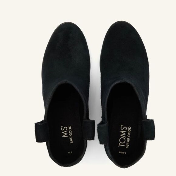 Toms Constance Heeled Boots- Black - Picture 5 of 10